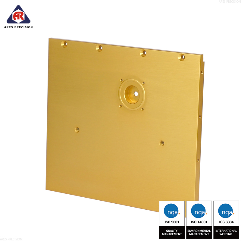 黄色阳极氧化-CNC加工-喷墨机配件